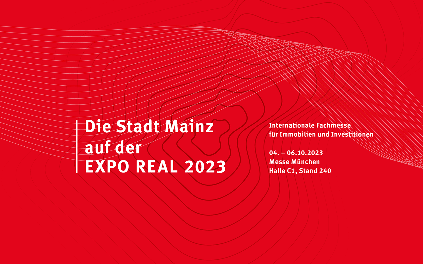 Die Stadt Mainz auf der Expo Real 2016